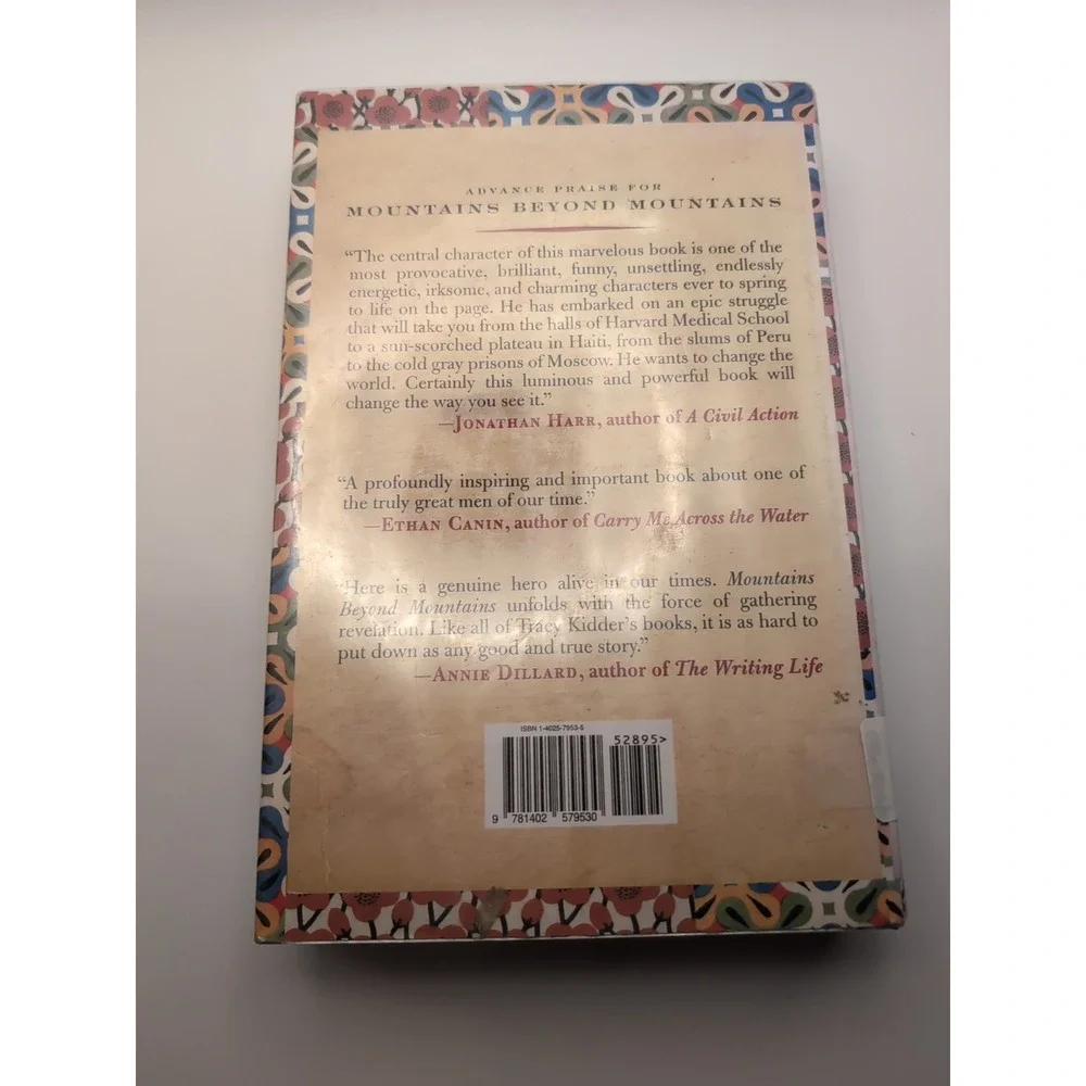 Mountains Beyond Mountains the Quest of Dr. Paul Farmer, a Man Who Would  - GOOD